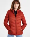 CHARTER CLUB WOMEN'S PACKABLE HOODED PUFFER COAT, CREATED FOR MACY'S
