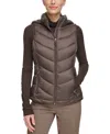Charter Club Women's Packable Hooded Puffer Vest, Created For Macy's