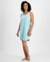 Charter Club Women's Printed Jersey Tank Sleepshirt, Exclusively At Macy's
