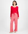 Charter Club Women's Cotton Flannel Pajama Pants, Macy's Exclusive In Multi