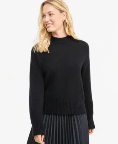 Charter Club Womens 100 Cashmere Relaxed Crewneck Sweater Macys Exclusive In Pearl Taupe Heather