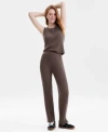 Charter Club Womens 100 Cashmere Ribbed Pull On Pants Pxs Xxl Macys Exclusive In Multi