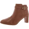 Charter Club Womens Zipper Shooties In Brown