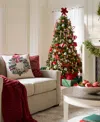 Charter Club Wreath Decorative Pillow, 14" X 20" In Multi