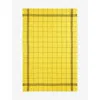 Charvet Acuapulco Torchon Bistrot Cotton And Linen Tea Towel In Yellow