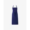 Charvet Bleu Bricoleur Cotton And Linen Apron