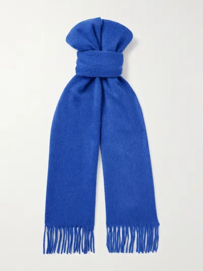 Charvet Cashmere Scarf In Blue