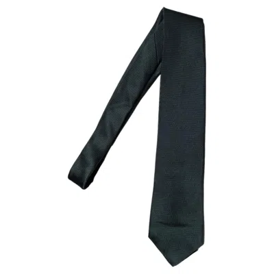 Pre-owned Charvet , Green Silk Tie