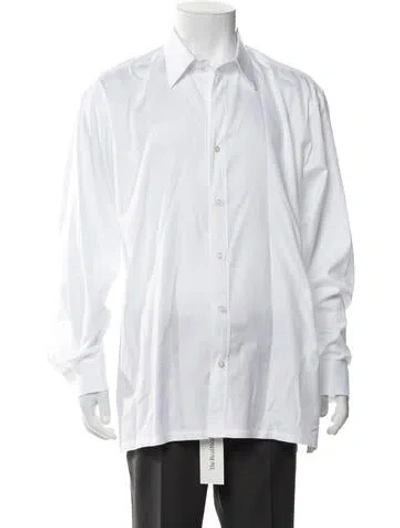 Pre-owned Charvet Long Sleeve Dress Shirt In White