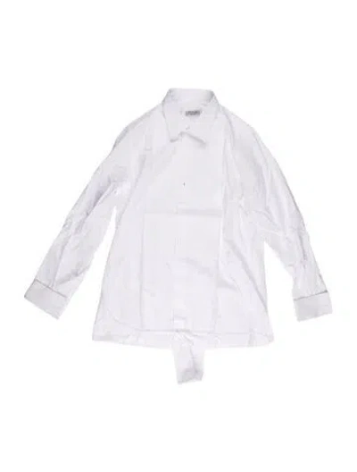 Pre-owned Charvet Long Sleeve Dress Shirt In White