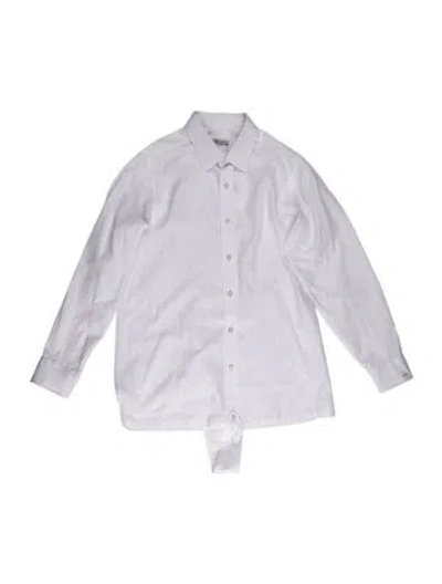 Pre-owned Charvet Long Sleeve Dress Shirt In White