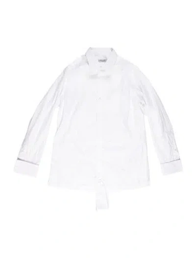 Pre-owned Charvet Long Sleeve Dress Shirt In White