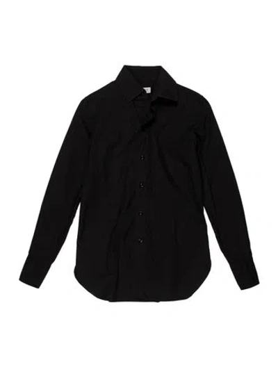 Pre-owned Charvet Long Sleeve Shirt In Black