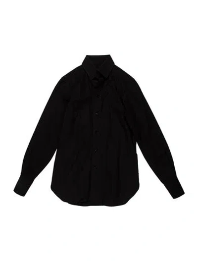Pre-owned Charvet Long Sleeve Shirt In Black