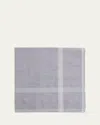Charvet Men's Cotton Check Handkerchief