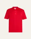 Charvet Men's Cotton Jersey Polo Shirt In Red