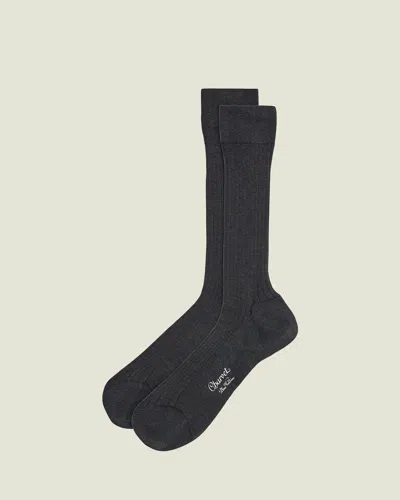Charvet Men's Cotton Socks In Gray