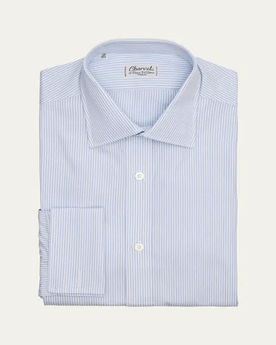 Charvet Men's Cotton Thin Stripe Dress Shirt In Multi