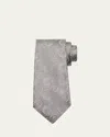 Charvet Men's Curly Floral Silk Tie In Multi