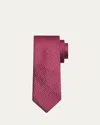 Charvet Men's Diamond Woven Silk Tie In 16-red