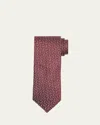 Charvet Men's Diamond Woven Silk Tie In 5-bur
