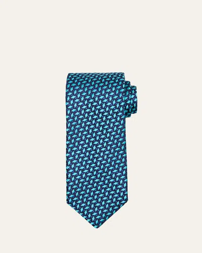 Charvet Men's Diamond Woven Silk Tie In 6-tur