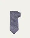 Charvet Men's Diamond Woven Silk Tie In 8-nvy