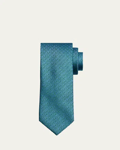 Charvet Men's Football Woven Silk Tie In 9-bur