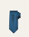 Charvet Men's Geometric Square Silk Tie In 3-grn