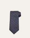 Charvet Men's Line-pattern Silk Tie In 1-org