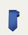 Charvet Men's Line-pattern Silk Tie In 13-roy