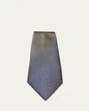 Charvet Men's Micro Basketweave Tie In Blue/pink