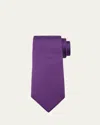 Charvet Men's Micro-diamond Silk Tie In Nvy Ppl