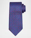 Charvet Men's Mini Teardrop Silk Tie In Multi