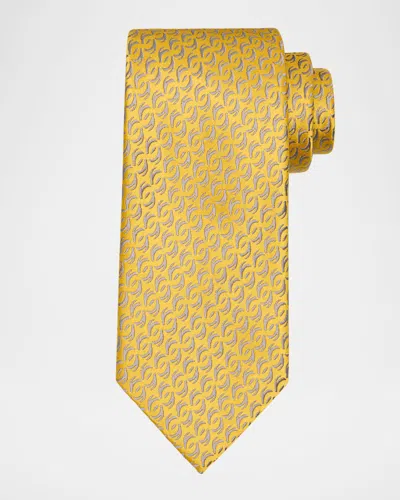 Charvet Men's Open Circle Silk Tie