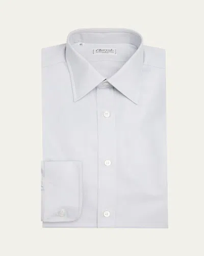 Charvet Men's Oxford Cotton Dress Shirt In White