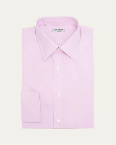 Charvet Men's Oxford Cotton Dress Shirt In Pink