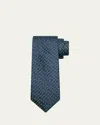 Charvet Men's Petite Tassel Silk Tie In Gray