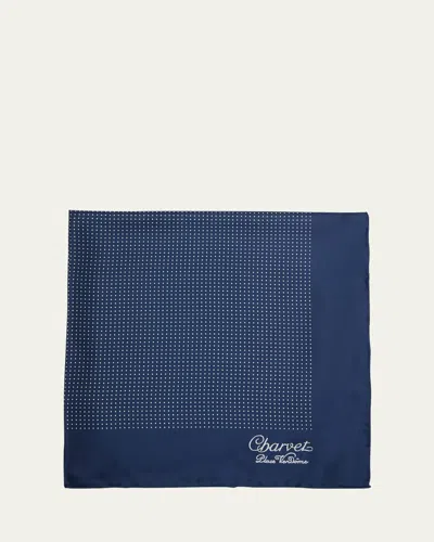 Charvet Men's Silk Dot-print Pocket Square In Multi