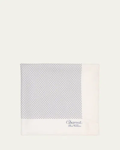 Charvet Men's Silk Dot-print Pocket Square In Multi