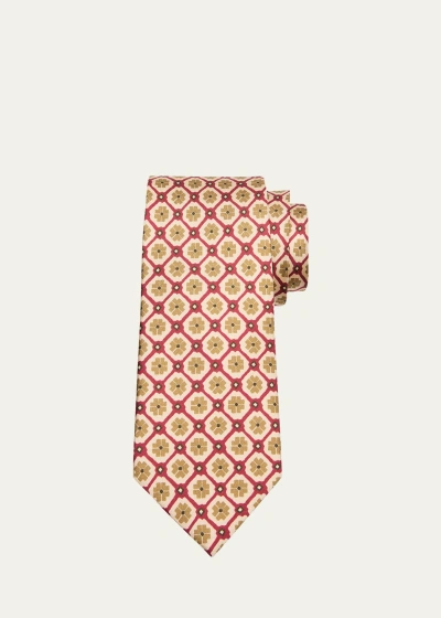 Charvet Men's Silk Geometric-print Tie In 4 Yel