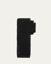 Charvet Men's Silk Knit Tie In Black