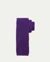 Charvet Men's Silk Knit Tie In Purple