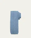 Charvet Men's Silk Knit Tie In Sky