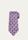 Charvet Men's Silk Medallion-print Tie In 17 Lav