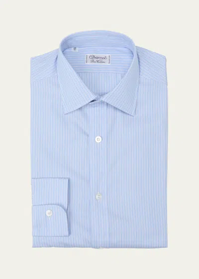 Charvet Men's Slim Fit Multi-stripe Dress Shirt In Lt Blue Wht