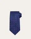 Charvet Men's Snorkel-pattern Silk Tie In 7-pur