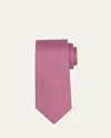Charvet Men's Stripe Satin Tie In Purple