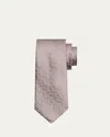 Charvet Men's Swirl Dot Woven Silk Tie In 20-gry