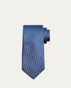 Charvet Men's U-pattern Silk Tie In 13-org